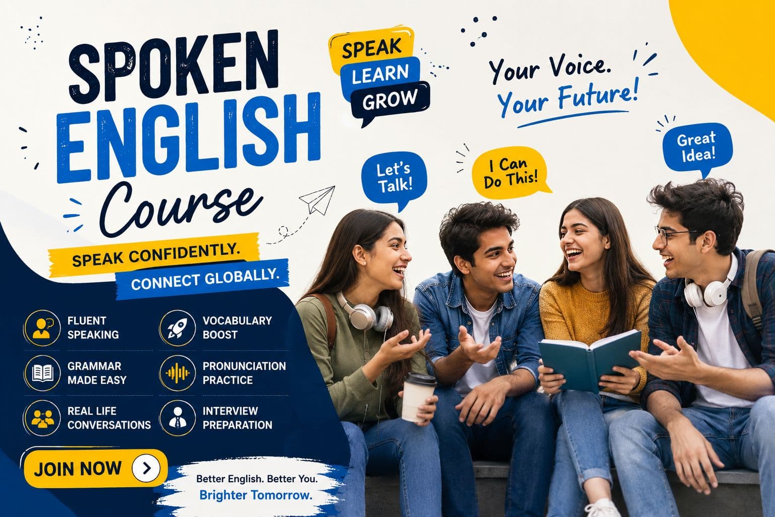 Spoken English course artwork