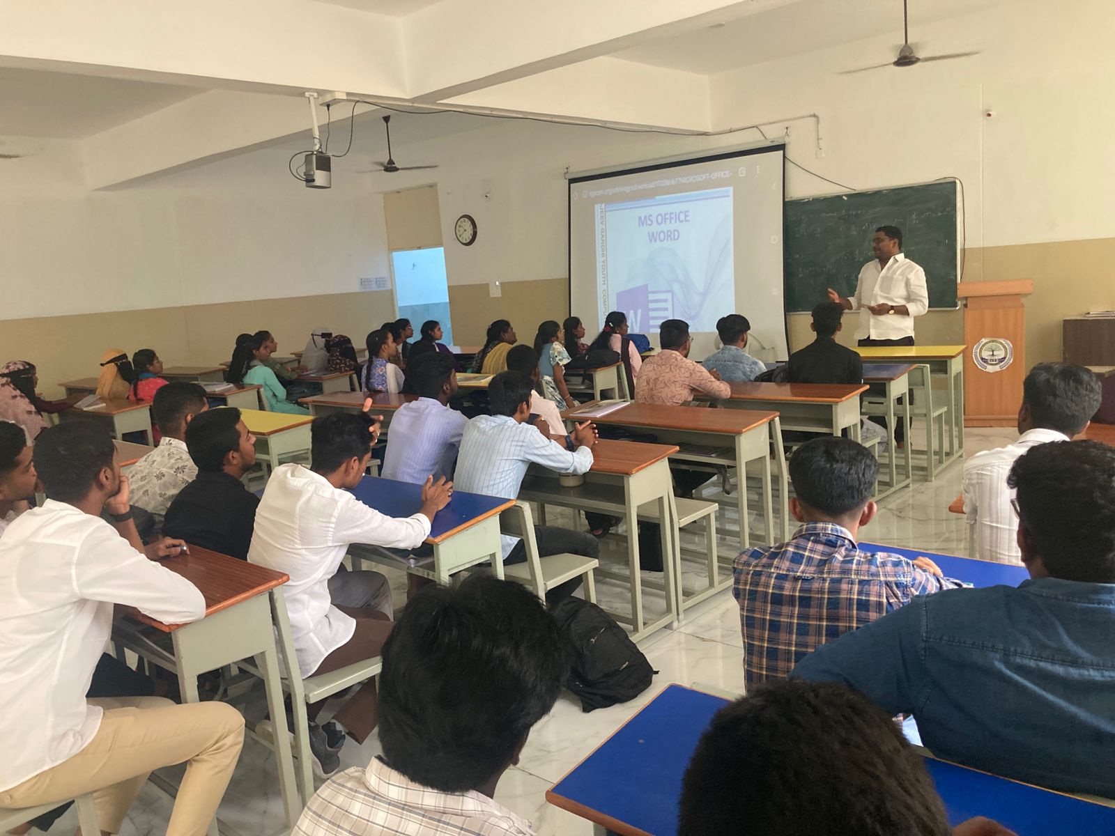 Students learning together